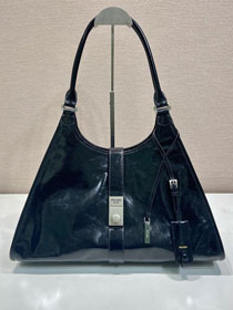 Prada original calfskin large tote bag 1BG570 black