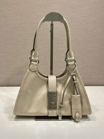 Prada original calfskin mini tote bag 1BG580 beige