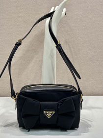 Prada original nylon mini shoulder bag 1BC242 black