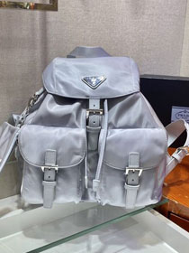 Prada original nylon medium backpack 1BZ811 light blue