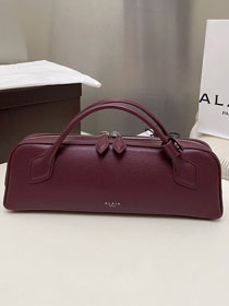 Alaia original lambskin le teckel clutch AL0022 bordeaux