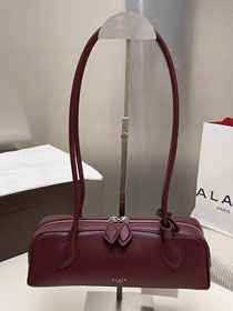 Alaia original lambskin le teckel small bag AL0023 bordeaux