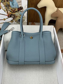 Hermes original negonda leather mini garden party 23 bag HG0023 ciel
