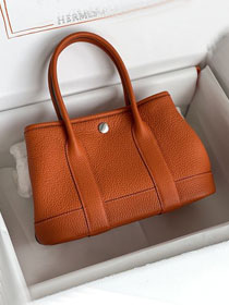 Hermes original negonda leather mini garden party 23 bag HG0023 orange 