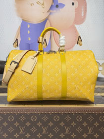 Louis vuitton monogram canvas keepall 45 M26867 yellow