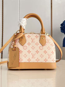 Louis vuitton original monogram canvas alma BB M27525 white