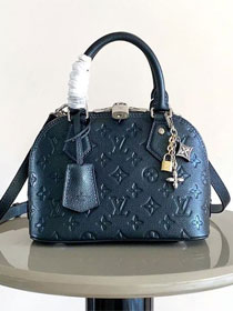 Louis vuitton original calfskin alma BB handbag M26686 shimmery ink