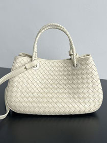 BV original lambskin basket bag 836261 sea salt
