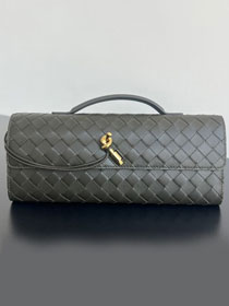 BV original lambskin andiamo long clutch 741511 khaki