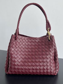 BV original lambskin large parachute shoulder bag 796571 barolo