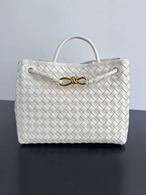 BV original lambskin small andiamo 743568 sea salt