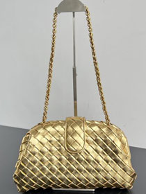 BV original lambskin medium lauren 1980 clutch 785807 gold