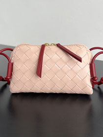 BV original lambskin concert pouch 794258 cameo