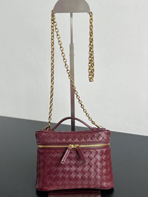 BV original lambskin small soft vanity case 843800 barolo