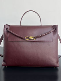 BV original calfskin large ciao ciao bag 826195 barolo