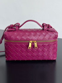 BV original calfskin bang bang vanity case 789109 cinnabar