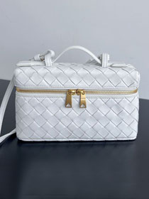 BV original calfskin bang bang vanity case 789109 white