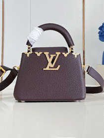 Louis vuitton original calfskin capucines mini M14976 datewood