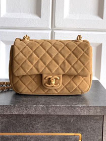 CC original suede calfskin mini flap bag AS5989