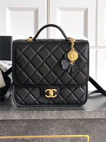 CC original grained calfskin small backpack AS5715 black