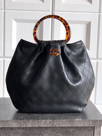 CC original lambskin medium hobo bag AS6010 black