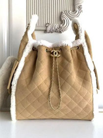 CC original lambskin 25 medium handbag AS5311 apricot