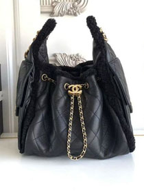 CC original lambskin 25 small handbag AS5293 black