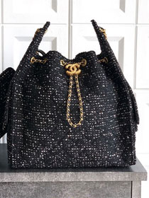 CC original tweed 25 medium handbag AS5311 black