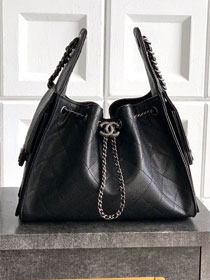 CC original grained calfskin 25 small handbag AS5293 black