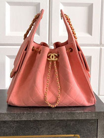 CC original suede calfskin 25 small handbag AS5293 pink
