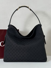 GG original canvas beatrix large tote bag 850546 black