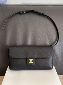 CC calfskin clutch with strap AP5568